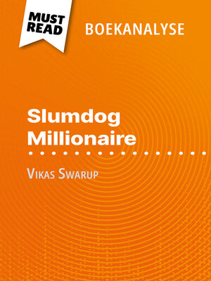 cover image of Slumdog Millionaire van Vikas Swarup (Boekanalyse)